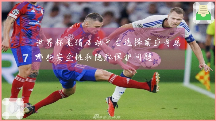 世界杯竞猜活动平台选择前应考虑哪些安全性和隐私保护问题