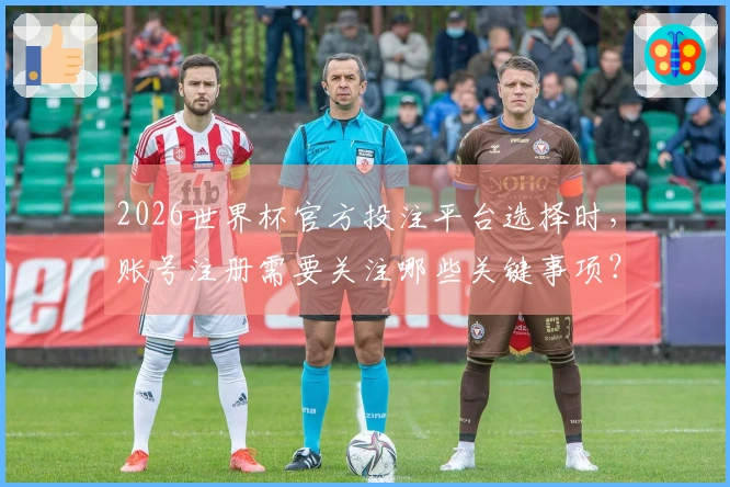 2026世界杯官方投注平台选择时，账号注册需要关注哪些关键事项？
