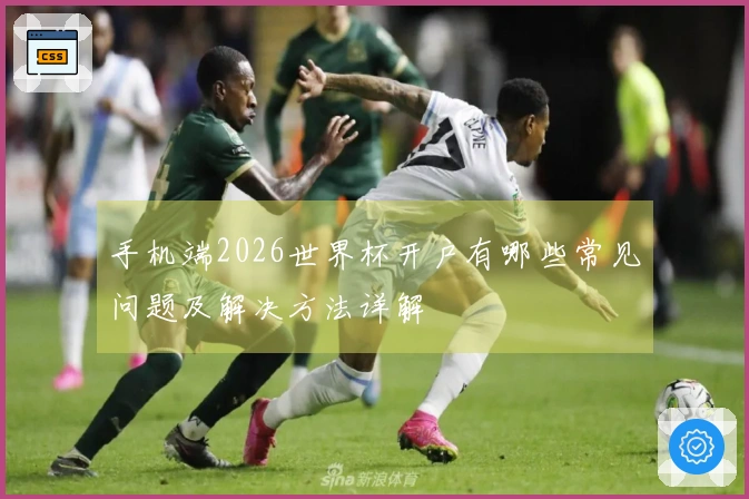 手机端2026世界杯开户有哪些常见问题及解决方法详解